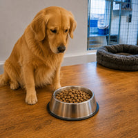 Nourrir un chien du refuge