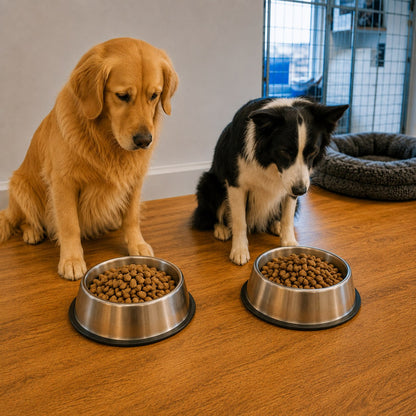 Nourrir un chien du refuge